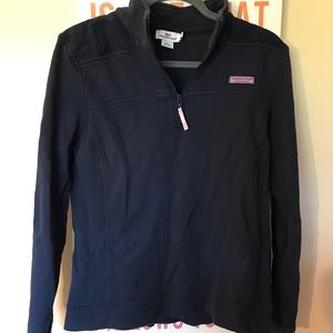 Navy Vineyard Vines quarter zip